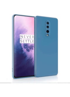 Silicone Phone Case For Oneplus 7 Pro Phone Case Soft Slim Silicone Protective Case Cover With Microfiber Lining Shockproof Phone Cover For Oneplus 7 Pro Blue