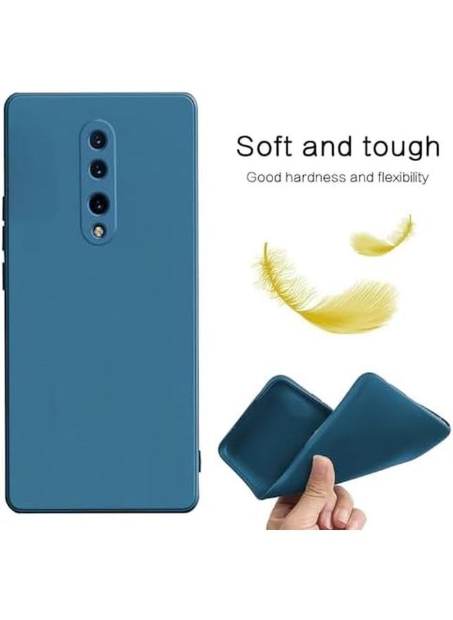 erorex - Silicone Phone Case For Oneplus 7 Pro Phone Case Soft Slim Silicone Protective Case Cover With Microfiber Lining Shockproof Phone Cover For Oneplus 7 Pro Blue - Image 1