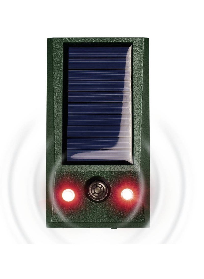 KAT Ultrasonic Animal Repeller: Solar-Powered, IP66 Waterproof, LED Flash, Eco-Friendly Humane Repellent Against Dog, Cat, Pigeon, Rats, Insects And More  - Image 3