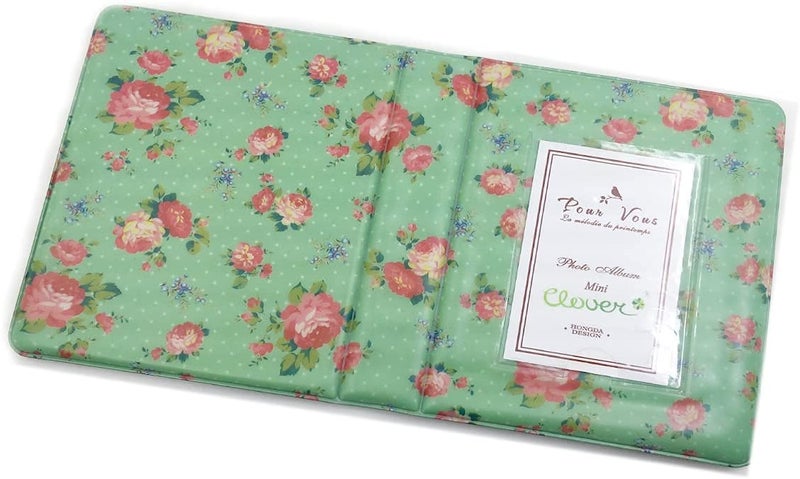 FotoCart [Instax Mini 64 Page Photo Album] Pieces of Moment Book Album Compatible for Films of Fujiflm Instax Mini 7s 8 8+ 9 25 26 50s 70 90 10 11 30 55 20 50 7 LiPlay & Hello Kitty (Green Pattern) - Image 3