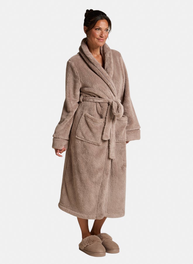hunkemoller Fleece Bathrobe - Image 1