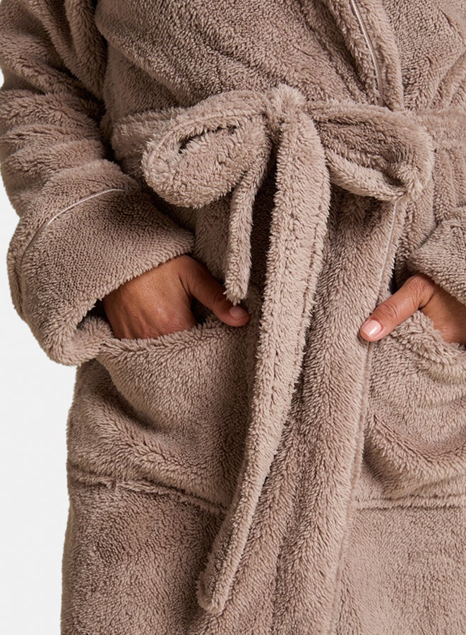hunkemoller Fleece Bathrobe - Image 2