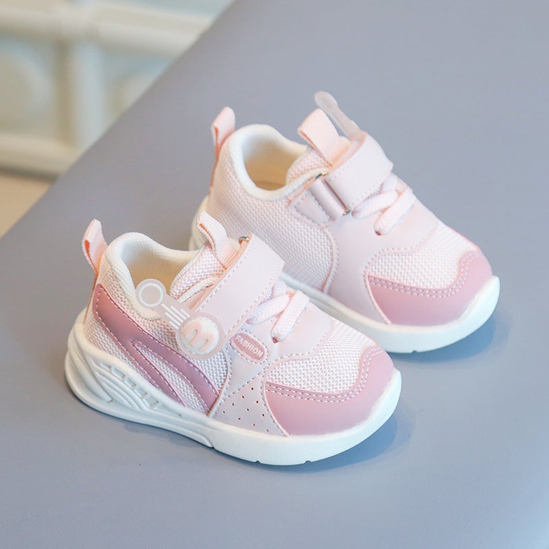 Mesh Sneakers Lightweight Flexible Sole Walking Shoes For Kids Indoor And Outdoor Activities - Image 2