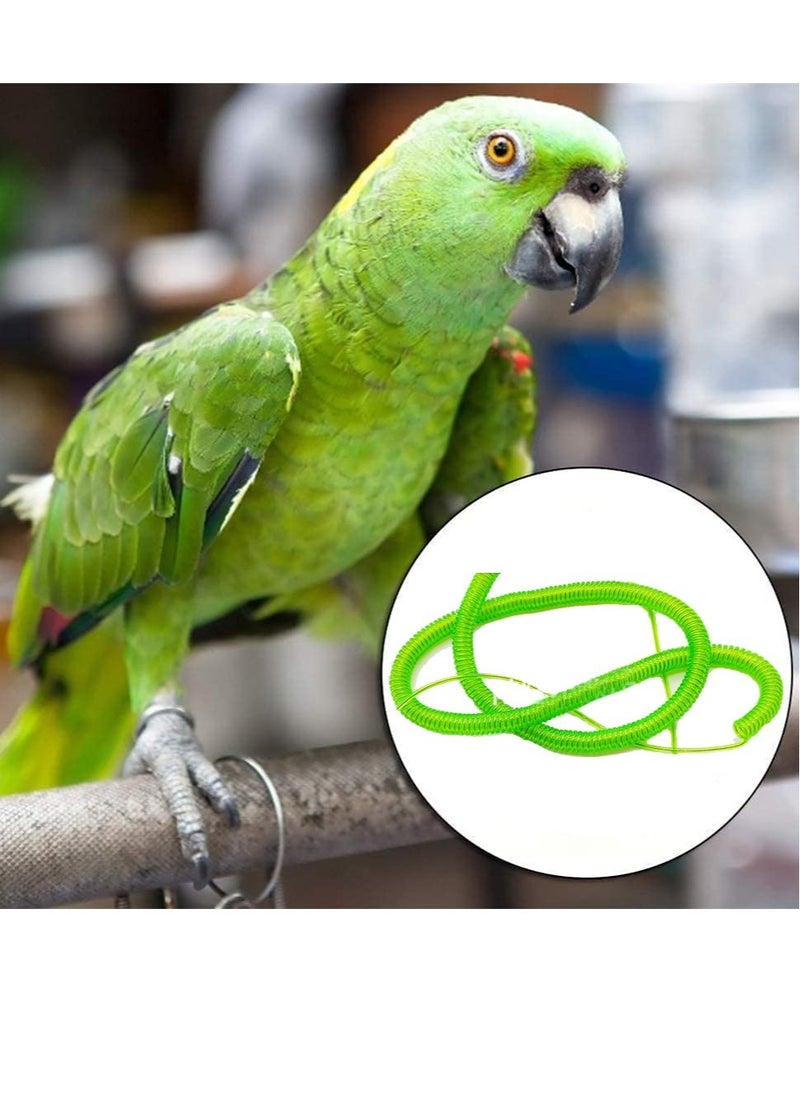 Beauenty 6m Parrot Flying Rope  Bird Harness - Anti Bite Training Leash for Macaw, African Greys  Parakeet with 3 Foot Rings - Ideal Pet Supplies  - Image 2