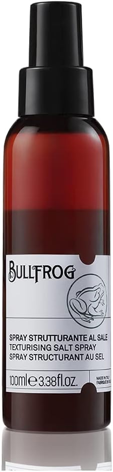 Bullfrog Salt Texturising Spray Voluminous Wavy Hair Spray with Beach Effect 732 Natural Ingredients Nourishing and Mineralrich 100 ml