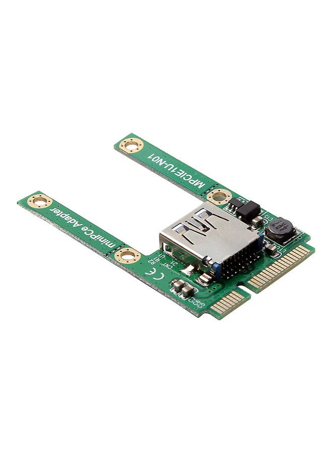 NIBEMINENT Mini PCI-E To USB2.0 Adapter Card PCI Express Support Height Size Multicolour - Image 4