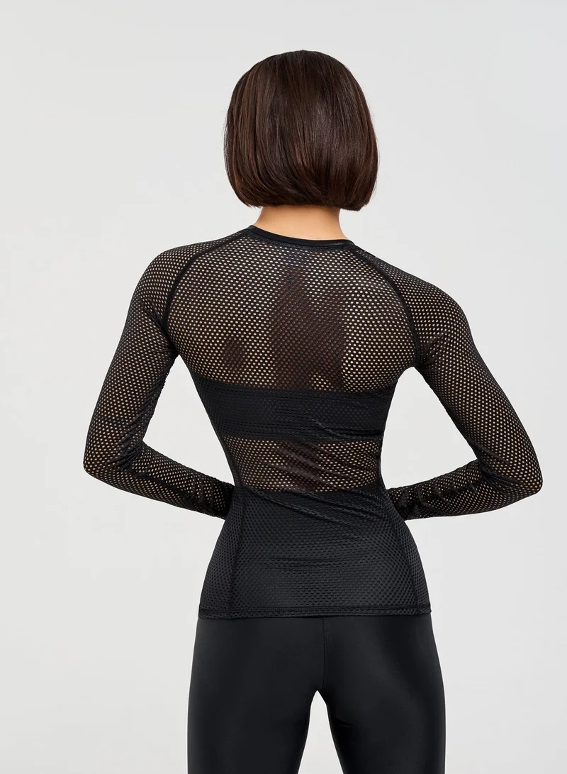 Bona Fide Bona Fide Workout Tops for Women - Short/Long Sleeve Compression Shirt - Breathable Tight Crop Top for Gym, Running, Yoga