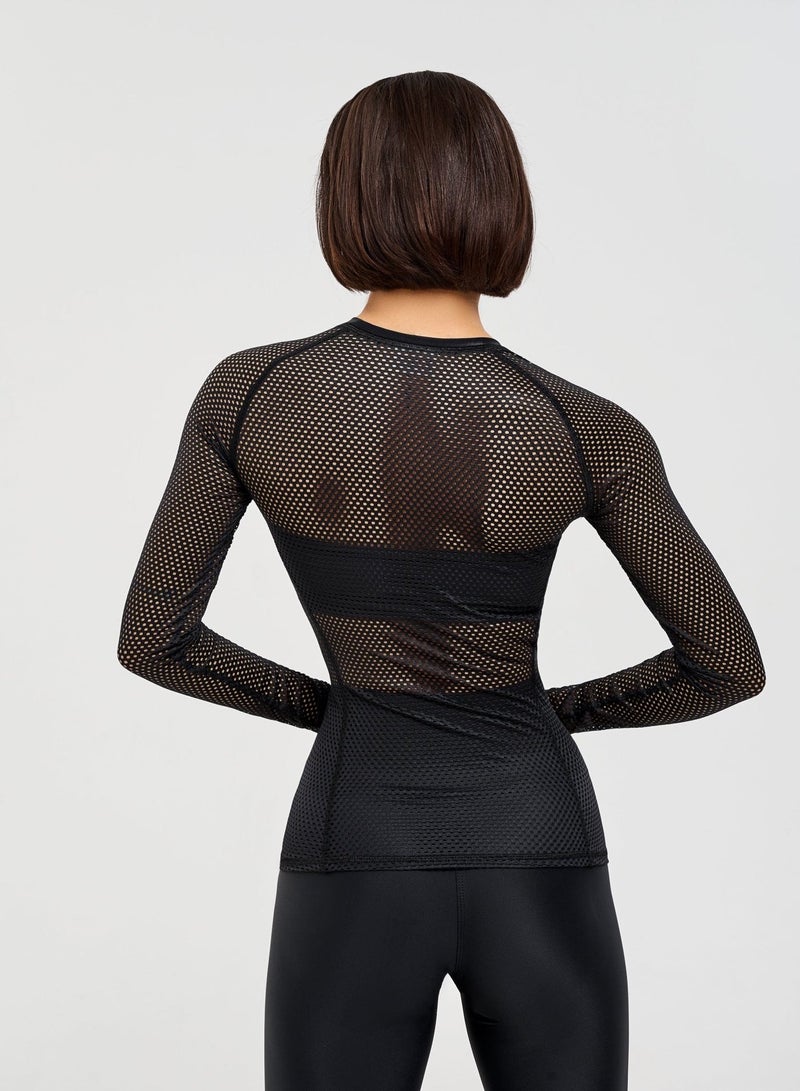 Bona Fide Workout Tops for Women - Short/Long Sleeve Compression Shirt - Breathable Tight Crop Top for Gym, Running, Yoga - Image 2