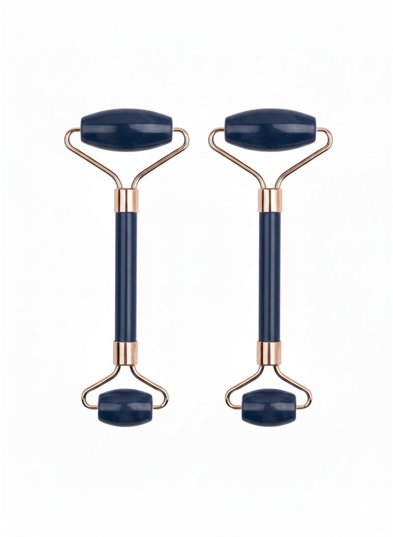 Double-sided crystal jade face massager (2 pieces) - Image 1