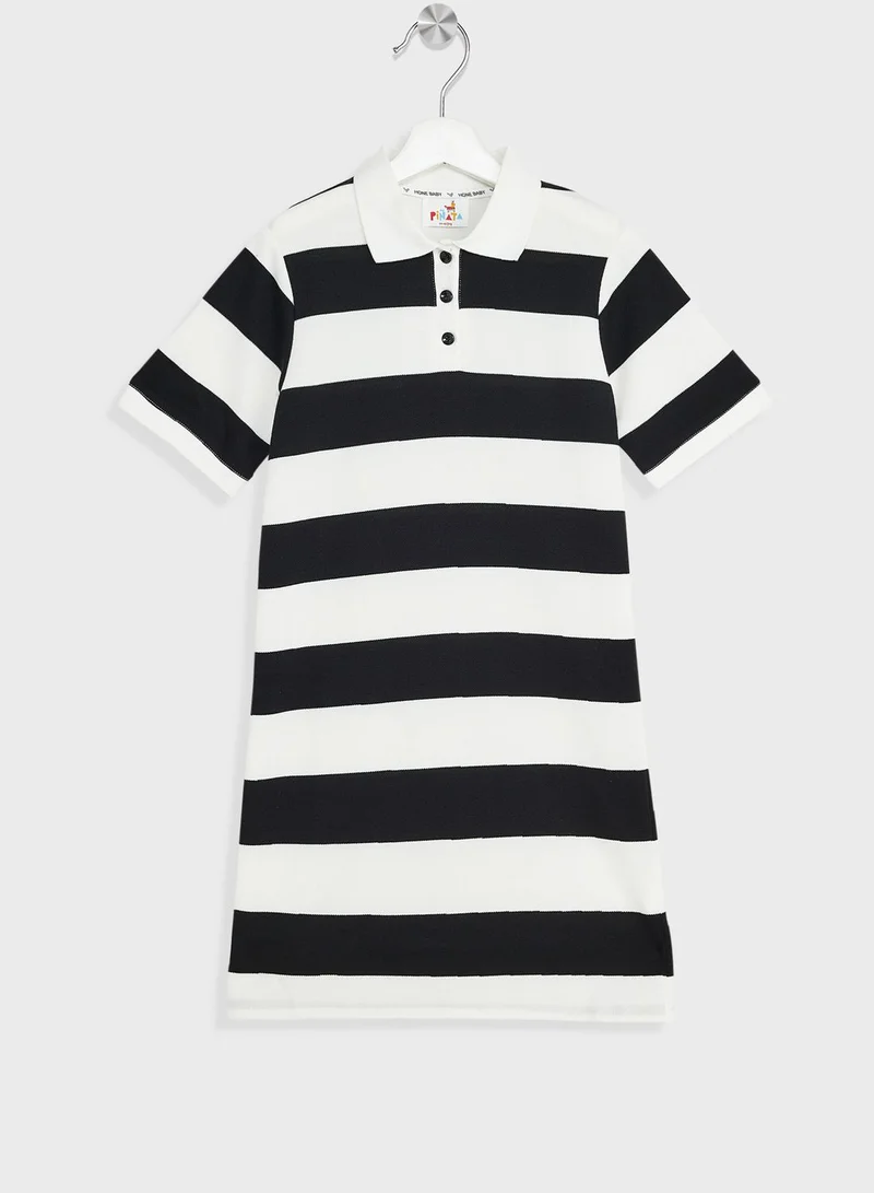 Pinata Girls Stripe Polo Dress