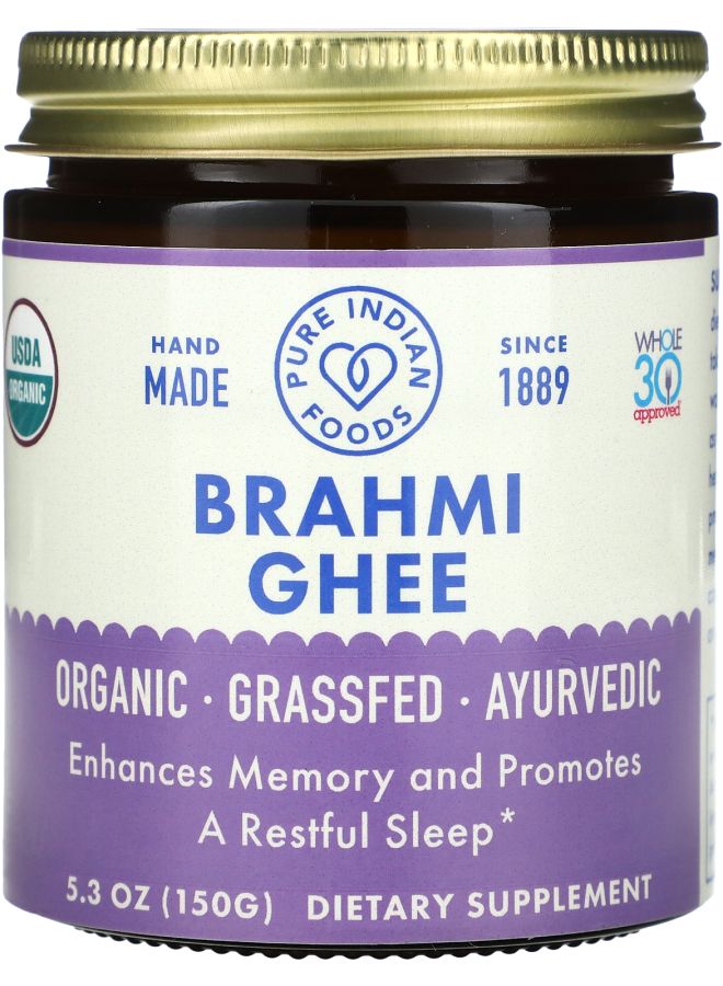 Pure Indian Foods Brahmi Ghee 5.3 oz (150 g)