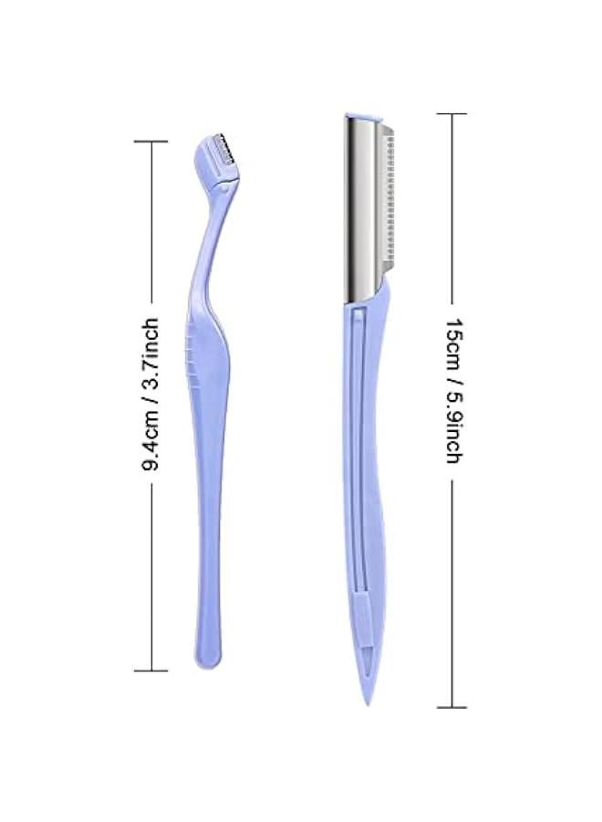 بي دبليو اس جاي آلة حلاقة حواج وج سائية محمية غطاء لإزالة الشعر أما، أداة متعددة الاستخدامات لإزالة شعر الوج، أداة لتشكيل الحواج  أزرق - Image 2