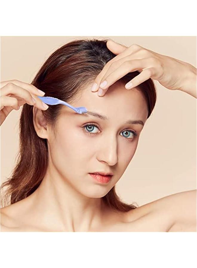 بي دبليو اس جاي آلة حلاقة حواج وج سائية محمية غطاء لإزالة الشعر أما، أداة متعددة الاستخدامات لإزالة شعر الوج، أداة لتشكيل الحواج  أزرق - Image 4