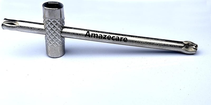 Amazecare Amazecare High Quality Spanner Single Side Medical Oxygen Cylinder Key Oxygen Cylinder Wrench Key Single Sided Speciality Drop Forged - Image 1