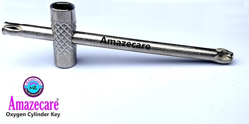 Amazecare Amazecare High Quality Spanner Single Side Medical Oxygen Cylinder Key Oxygen Cylinder Wrench Key Single Sided Speciality Drop Forged - Image 3
