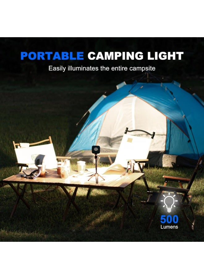 Wuben F5 LED Camping Lantern Rechargeable, 5200mAh LED Lantern with Magnet, IP64 Waterproof 500LM 3 Light Modes for Hook, Camping, Hiking, Hurricane Emergency, Home and Car - Image 3