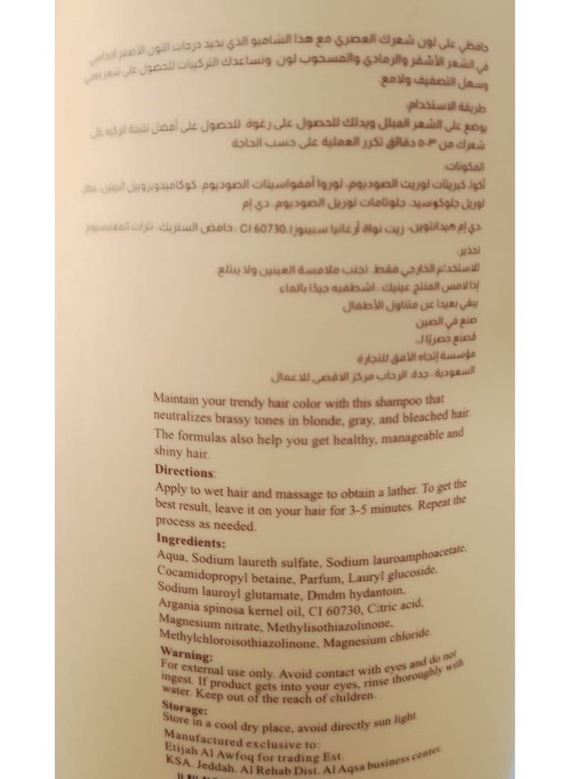 Arganmidas Silver Shampoo 450ml - Image 2