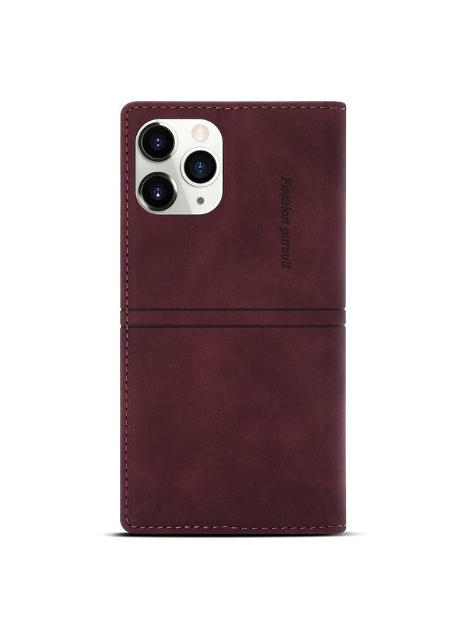 اس-توب جراب لهاتف iPhone 12 / 12 Pro Dream Magnetic Suction Business جراب جلد PU أفقي قلاب مع حامل وفتحة بطاقة ومحفظة - Image 3