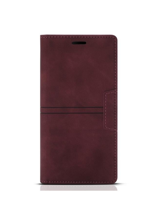 اس-توب جراب لهاتف iPhone 12 / 12 Pro Dream Magnetic Suction Business جراب جلد PU أفقي قلاب مع حامل وفتحة بطاقة ومحفظة - Image 2