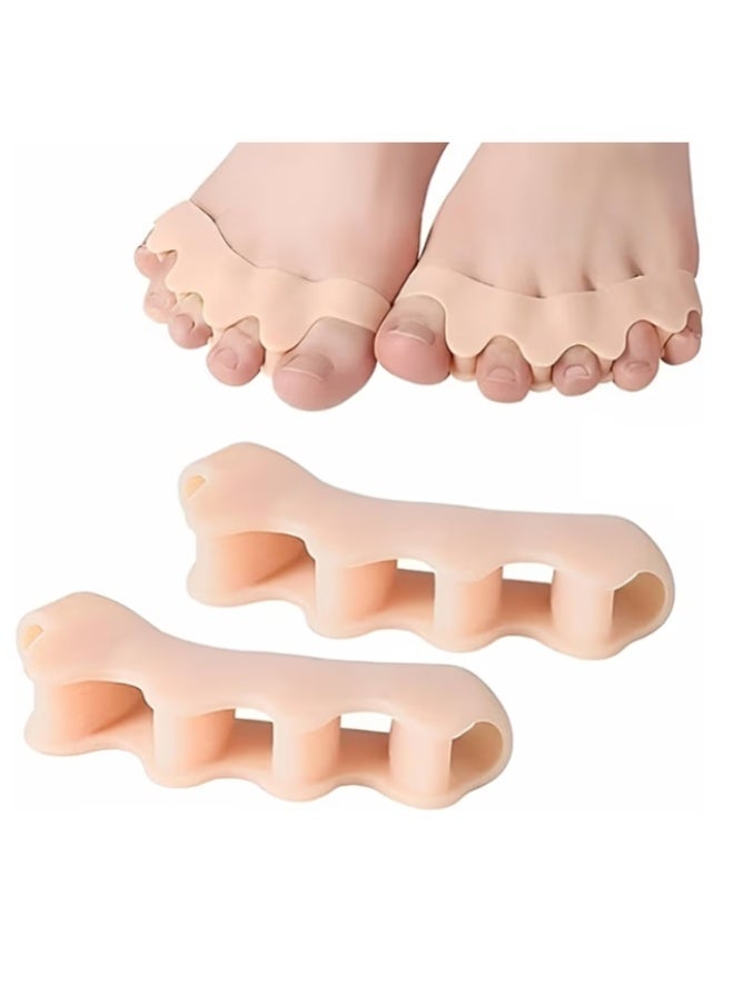 Medical-grade silicone toe separators and correctors – the ideal solution for foot comfort and toe straightening - Image 1