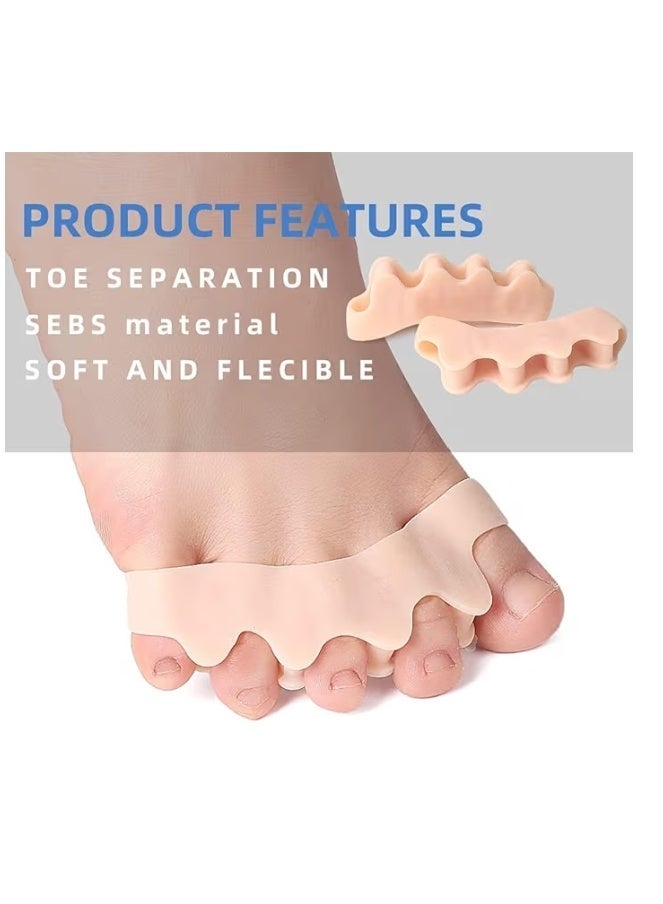 Medical-grade silicone toe separators and correctors – the ideal solution for foot comfort and toe straightening - Image 2