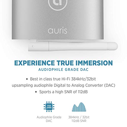 Auris Blume HD Long Range Bluetooth 5.3 Music Receiver Hi-Fi Audio Adapter with Audiophile DAC, LDAC & AptX HD for Home Stereo, AV Receiver or Amplifier - Image 5