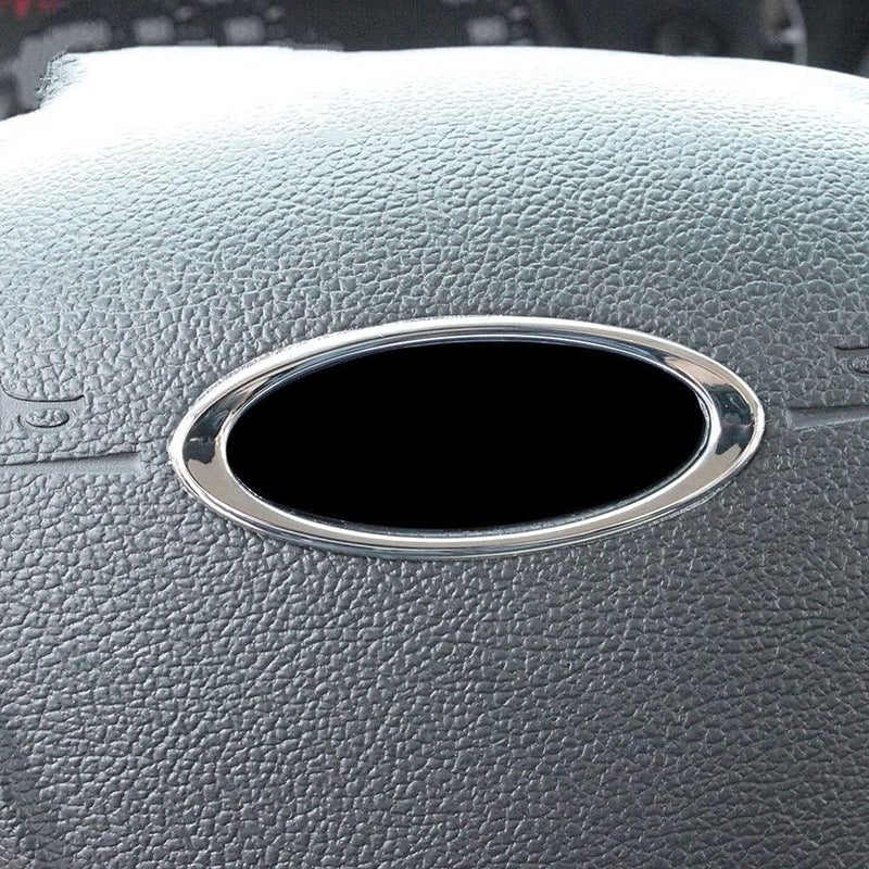 QASULER Car Steering Wheel Cover Trim Sticker for Ford C-Max - Image 3