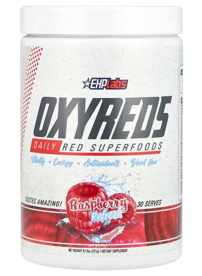 EHPLabs Oxyreds Daily Red Superfoods Raspberry Refresh  8.15 oz (231 g)