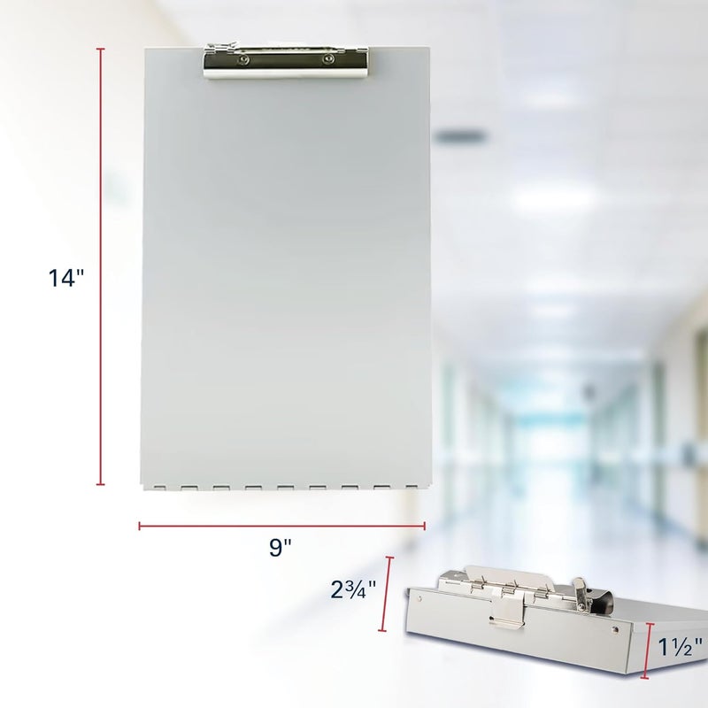 Saunders 21017 Recycled Aluminum Cruiser Mate Storage Clipboard - Lightweight and Heavy Duty with Dual Storage - Image 2