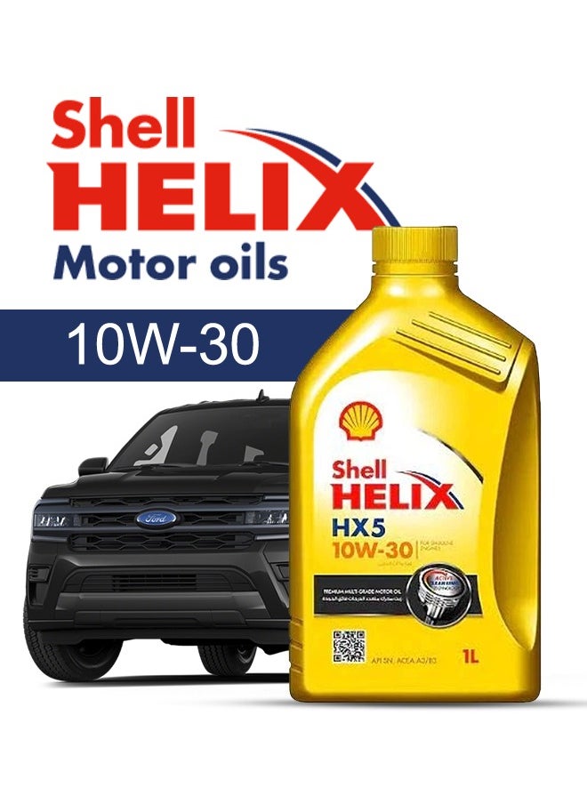 Shell Engine Oil – For FORD Expedition  2024 - 2017، 6 Liter،  10w30 Shell -  2017 2018 2019 2020 2021 2022 2023 2024 