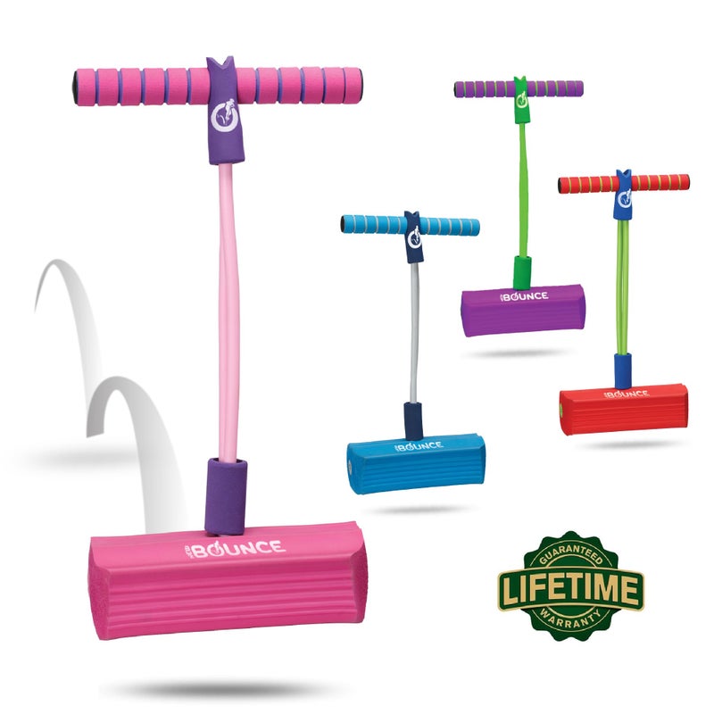 New Bounce Pogo Stick for Toddlers - Foam Jumper for Age 3,4,5,6,7,8 - Outdoor Jumping Toys - Birthday Gift for Toddler Girls and Boys - Image 1