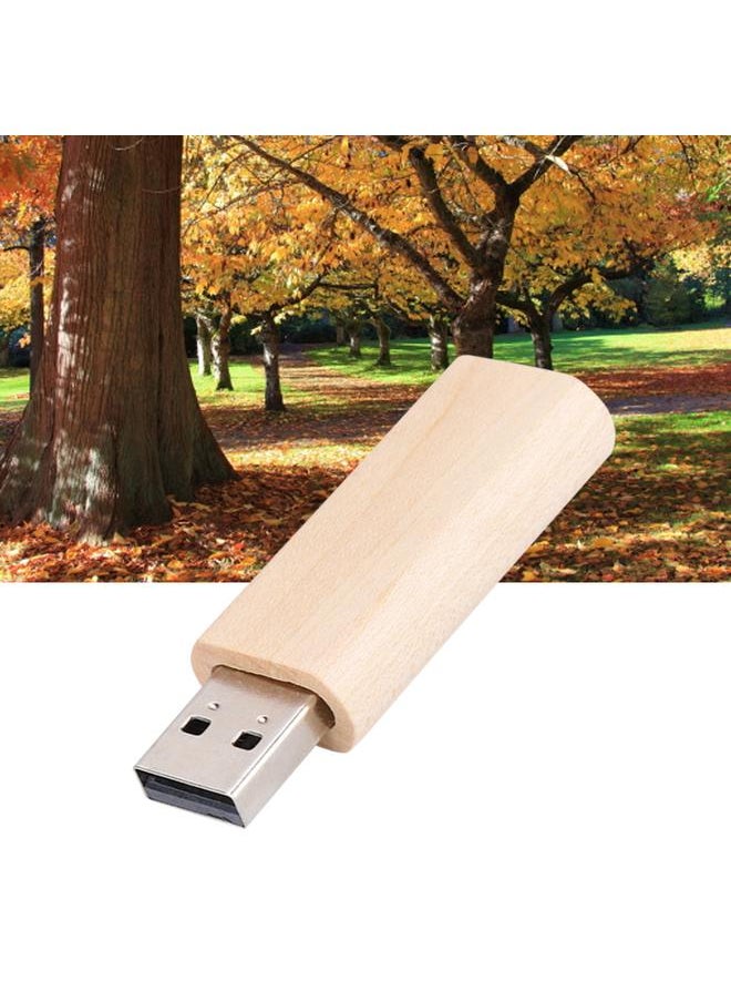 USB 2.0 Custom Primitive Simplicity Style Maple Wood USB with Box U Disk Flash Pen Drive(16G)