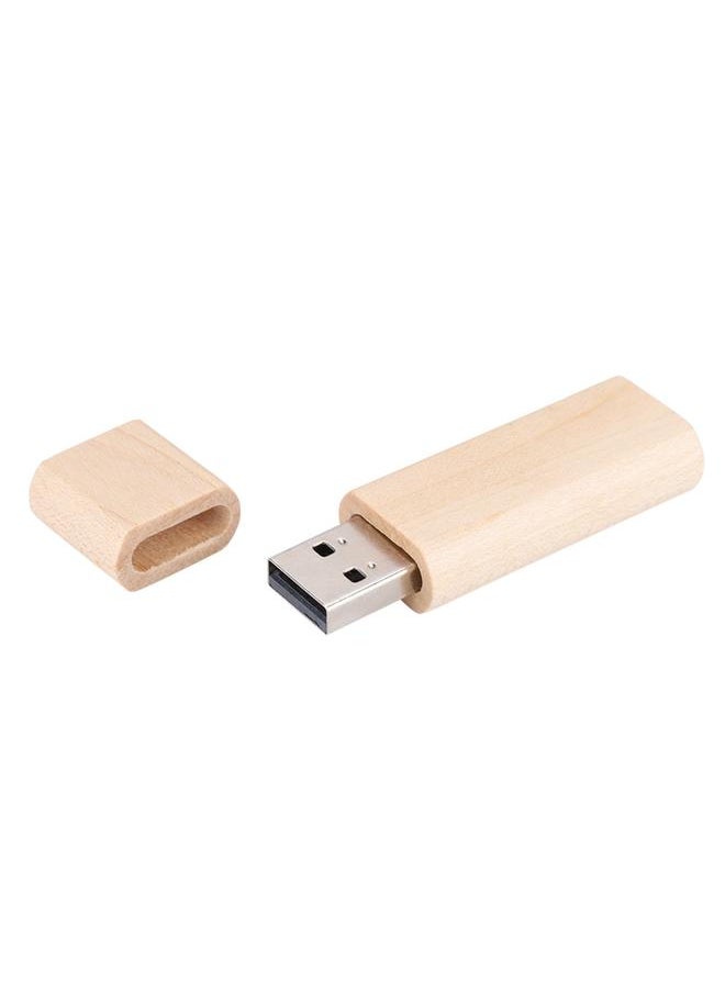 USB 2.0 Custom Primitive Simplicity Style Maple Wood USB with Box U Disk Flash Pen Drive(16G)