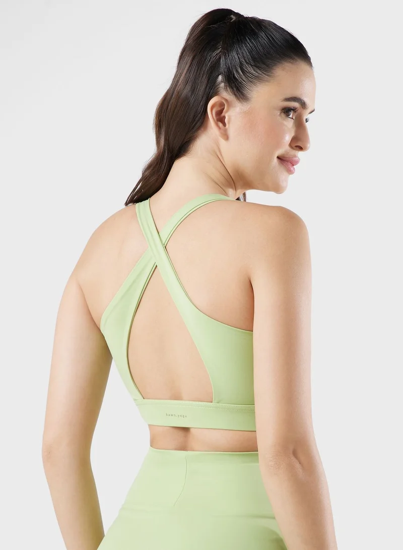 KAWN.YOGA Cross Back Sports Bra