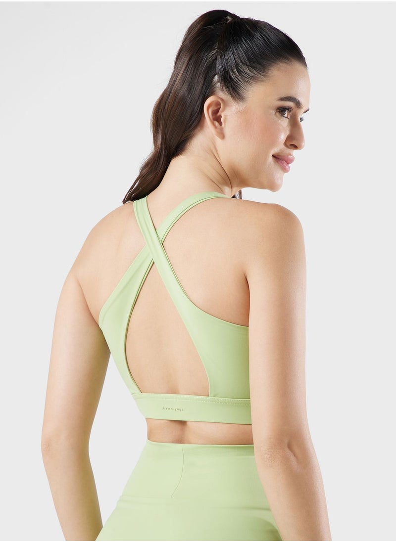 KAWN.YOGA - Cross Back Sports Bra - Image 1