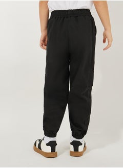 Styli Plain Elastic Waistband Cargo Pants  - Image 4