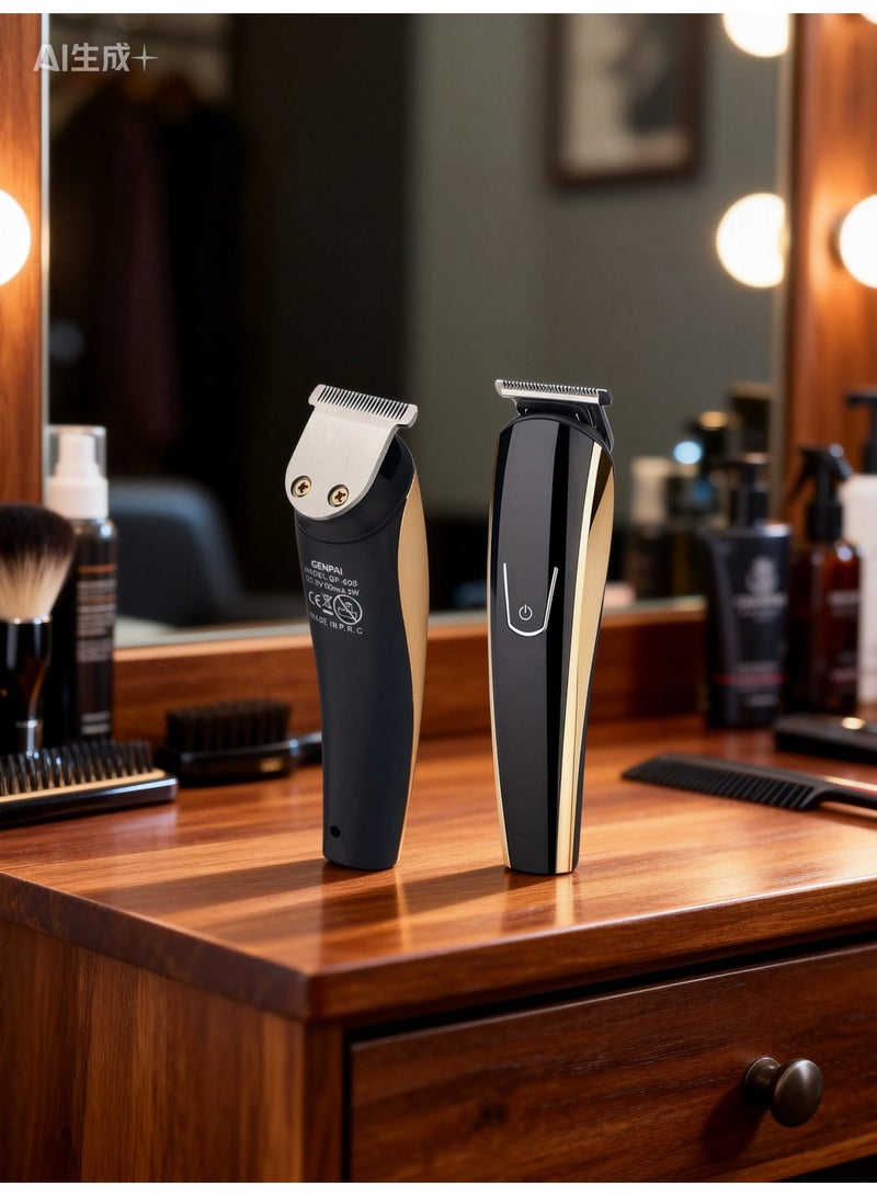 Electric Hair Trimmer Low Noise Replaceable Heads LED Display Hair Clipper - Image 3