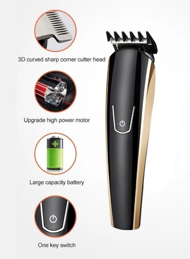 Men's Grooming Set Hair Clipper Electric Hair Trimmer Low Noise Replaceable Heads LED Display Hair Clipper - Image 4