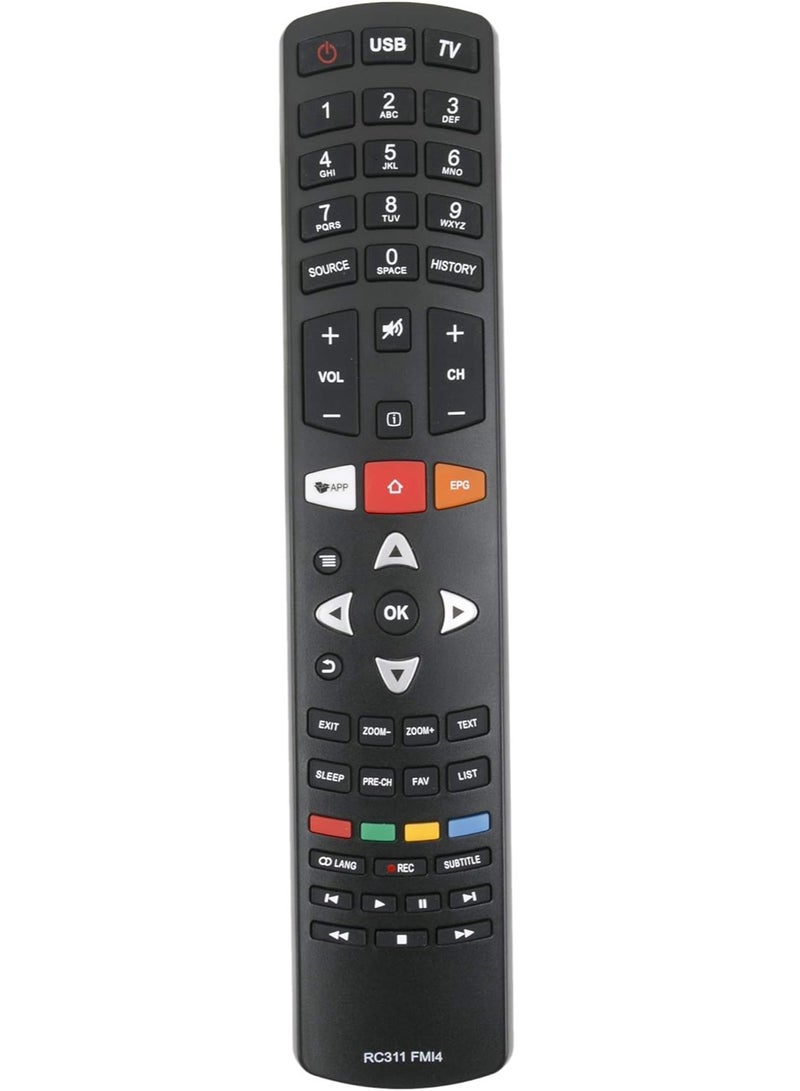 New Replacement Remote Control, Remote Control Fit, Universal Remote Control Compatible with TCL TV TCL TV Raylan ACONATIC 55D1800 5500 55D2400 55S6600 MS88T2 6500 - Image 5