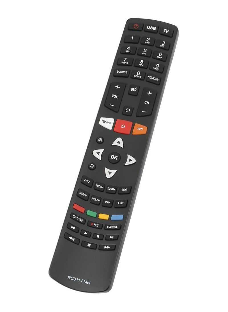 New Replacement Remote Control, Remote Control Fit, Universal Remote Control Compatible with TCL TV TCL TV Raylan ACONATIC 55D1800 5500 55D2400 55S6600 MS88T2 6500 - Image 3