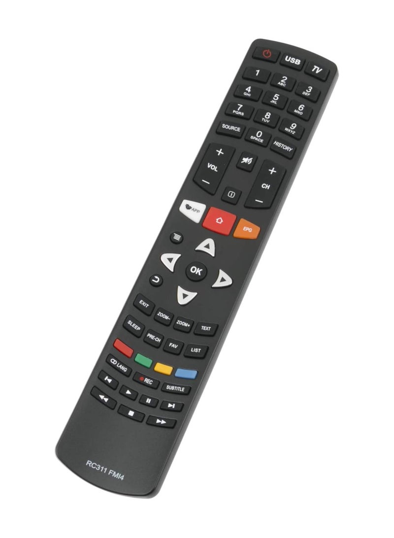 New Replacement Remote Control, Remote Control Fit, Universal Remote Control Compatible with TCL TV TCL TV Raylan ACONATIC 55D1800 5500 55D2400 55S6600 MS88T2 6500 - Image 4