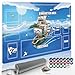 Extalas Playmat for One Piece Card Game 24x14 Inches with NonSlip Rubber Zones Design a Professional Storage Bag Included Plus a LimitedTime Gift of a Set of 20 Damage Counters Sky Ship - Image 2