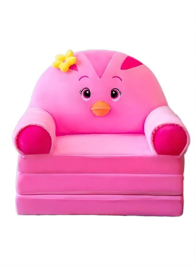 Generic Kids Sofa Gifts for 1-8 Year Old Kids Cute Foldable Kids Armchair Sofa Set Pink  - Image 1