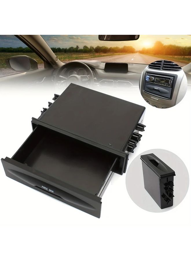 Universal PVC Car Storage Box 1pc Multi Functional Organizer Tray For Auto Console Trunk - Image 2