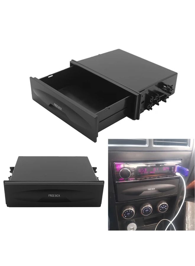 Universal PVC Car Storage Box 1pc Multi Functional Organizer Tray For Auto Console Trunk - Image 1