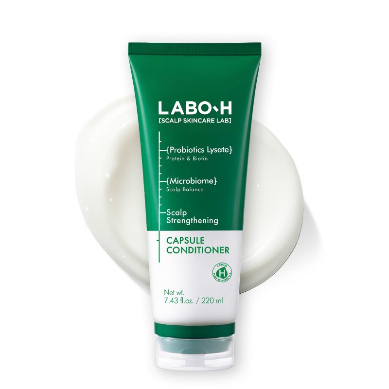 LABO-H LABO.H Scalp Strengthening Capsule Conditioner for Hair Growth & Anti-Loss | Vegan Treatment with Vitamin C, Biotin, Caffeine and Rosemary Oil, Instant Softening & Nourishing, Korean, 7.43 Fl. oz. - Image 1