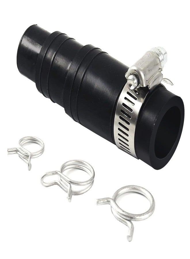 TonGass DWC-00 Dishwasher Connector Kit Compatible with In-sinkerator Garbage Disposals, Garbage Disposal Dishwasher Drain Hose Adapter - Include 1 Inlet Connector, 1 Hose Clamp and 3 Spring Clamps - Image 1