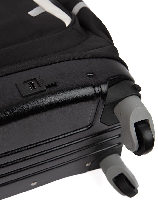 بريما حقيبة مدرسية بحجم 20 إنش | حقيبة أنيقة للمدارس مع 4 عجلات قابلة للإزالة ومقلمة مرفقة ومساحة داخلية منظمة ومقاس مثالي للكتب بلون أسود عملي ومتين - Image 4