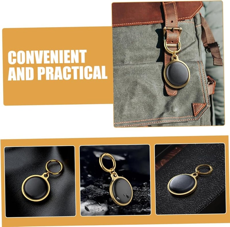 حالة واقية لتتبع الحيوانات الأليفة Jogfuny مقاومة للصدمات ومقاومة للاهتراء سلسلة مفاتيح باللون الأسود - Image 2