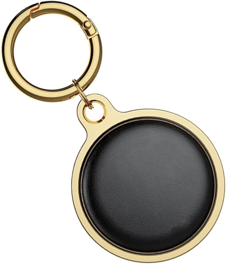 حالة واقية لتتبع الحيوانات الأليفة Jogfuny مقاومة للصدمات ومقاومة للاهتراء سلسلة مفاتيح باللون الأسود - Image 1
